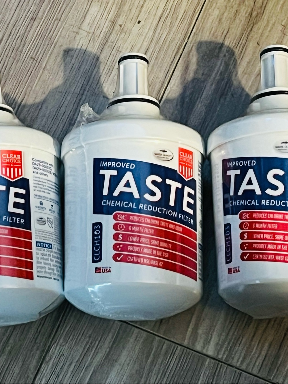 Clear Choice Taste Chemical Reduction Water Filter CLCH103 Lot of 3 New